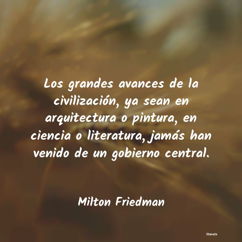 frases de Milton Friedman
