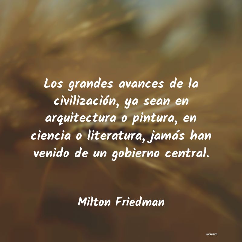 Frases de Milton Friedman