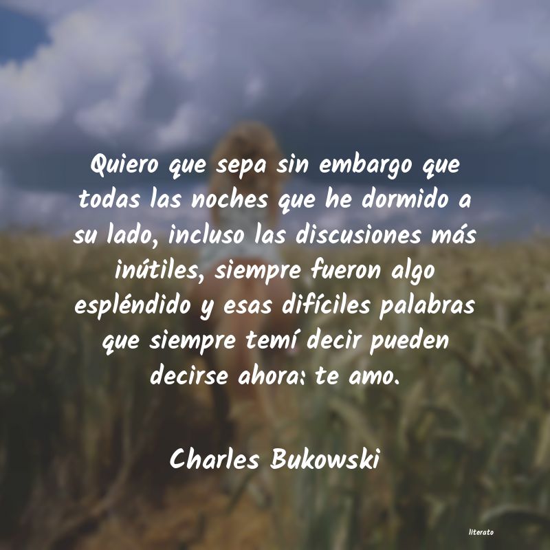 Frases de Charles Bukowski