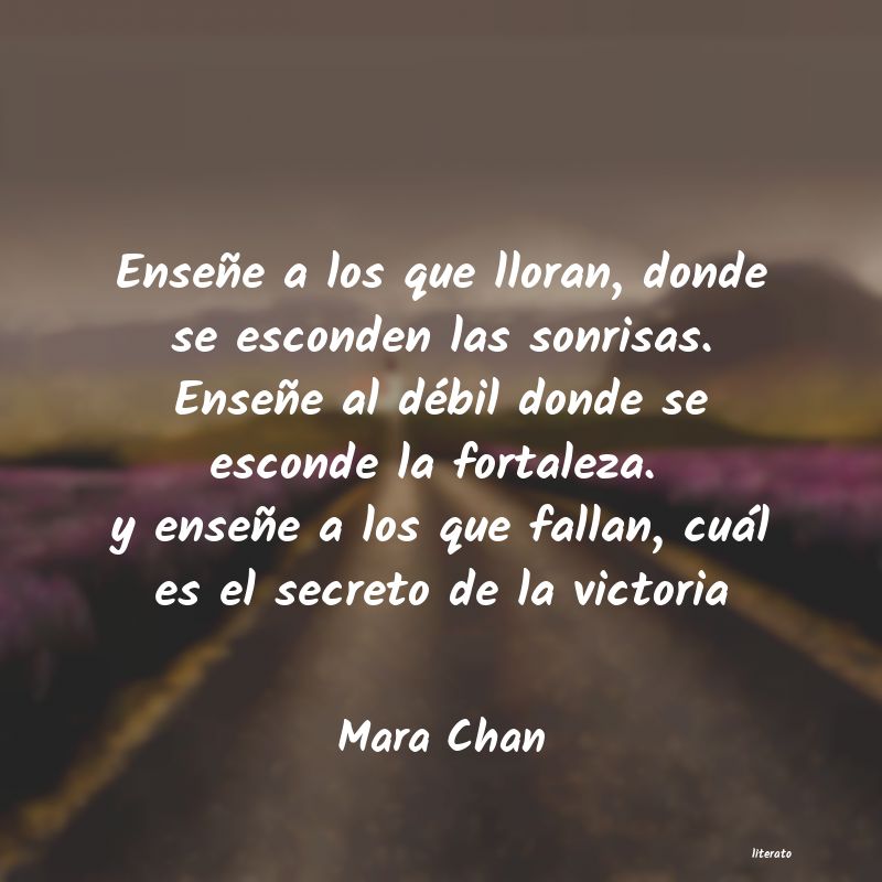 frases de Mara Chan