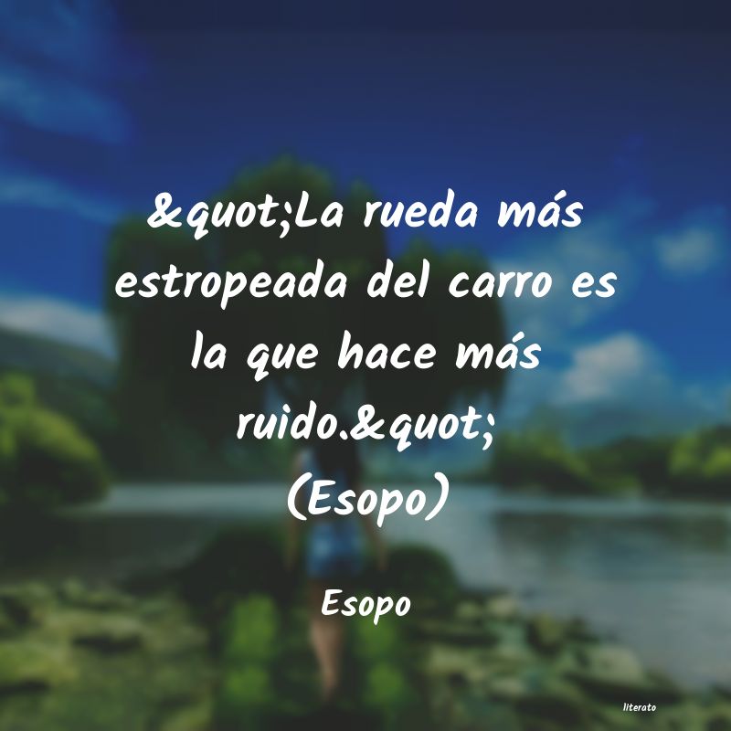 Frases de Esopo