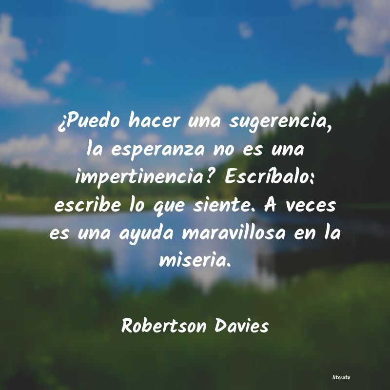 frases de Robertson Davies