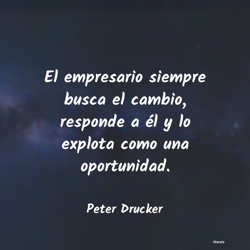 Frases de Peter Drucker