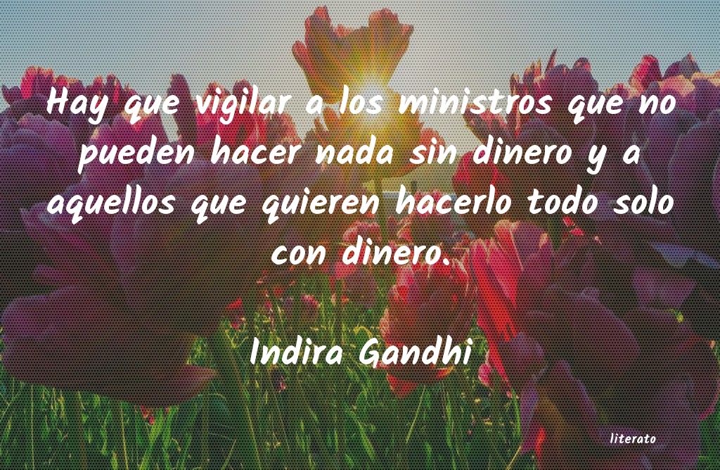 frases de Indira Gandhi