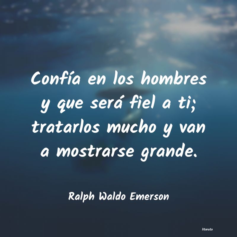 Frases de Ralph Waldo Emerson