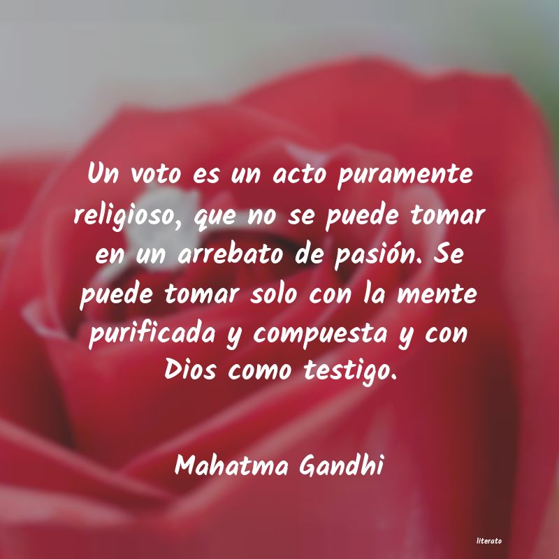 Frases de Mahatma Gandhi