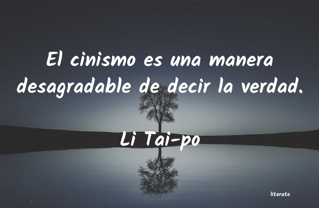 Frases de Li Tai-po