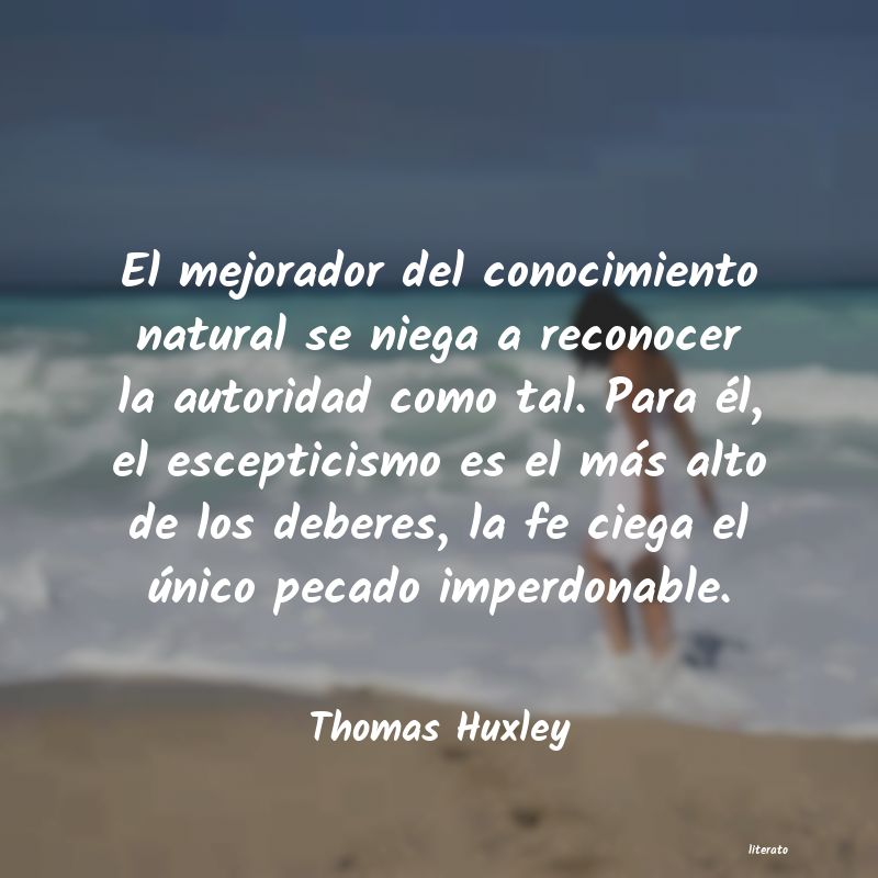 Frases de Thomas Huxley