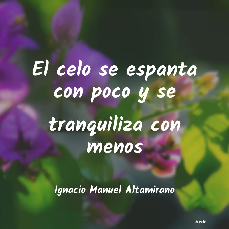 frases de Ignacio Manuel Altamirano