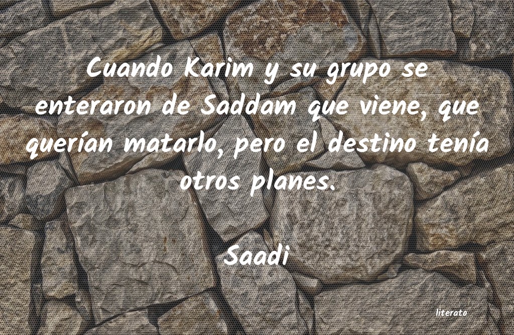 frases de Saadi