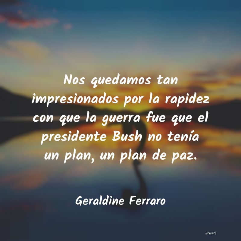 Frases de Geraldine Ferraro