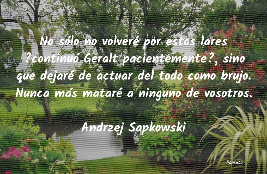 Frases de Andrzej Sapkowski