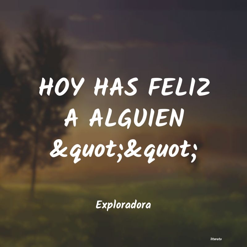 frases de Exploradora