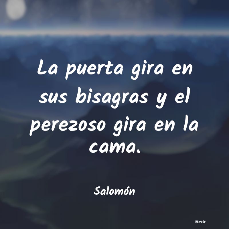 Frases de Salomón