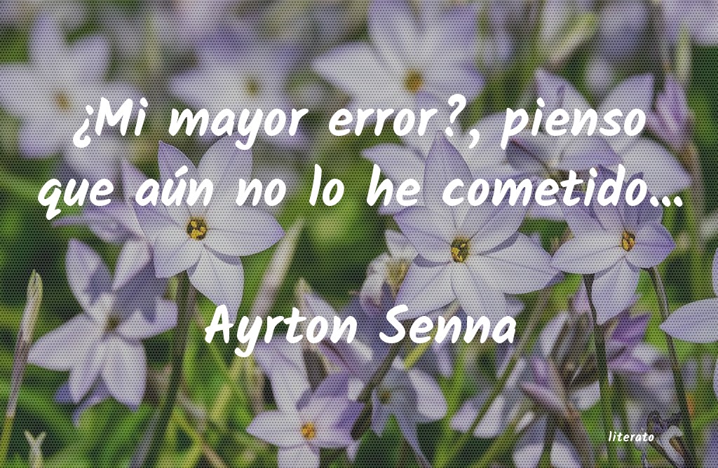 frases de Ayrton Senna
