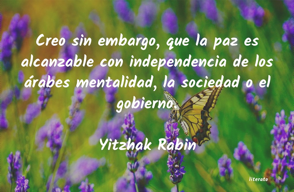 Frases de Yitzhak Rabin