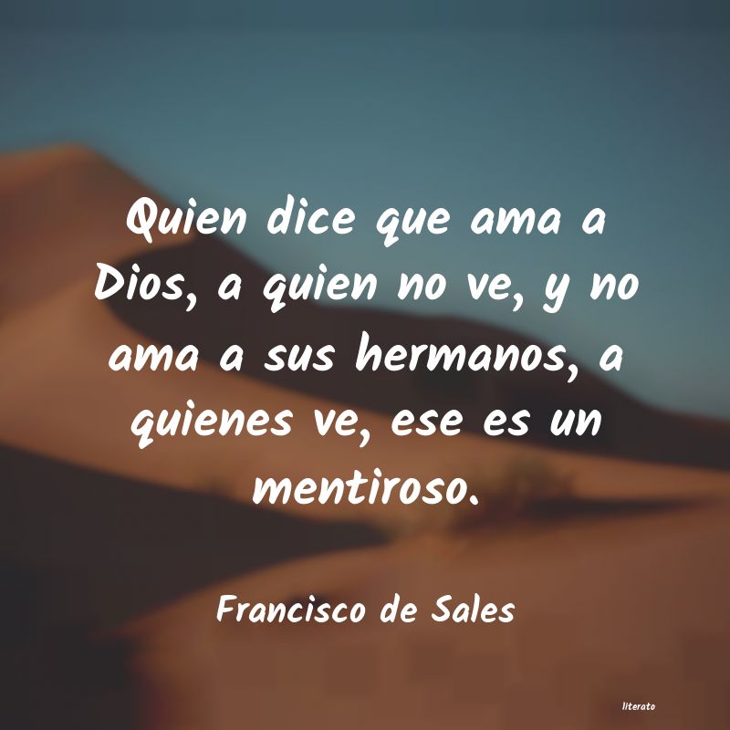 Frases de Francisco de Sales