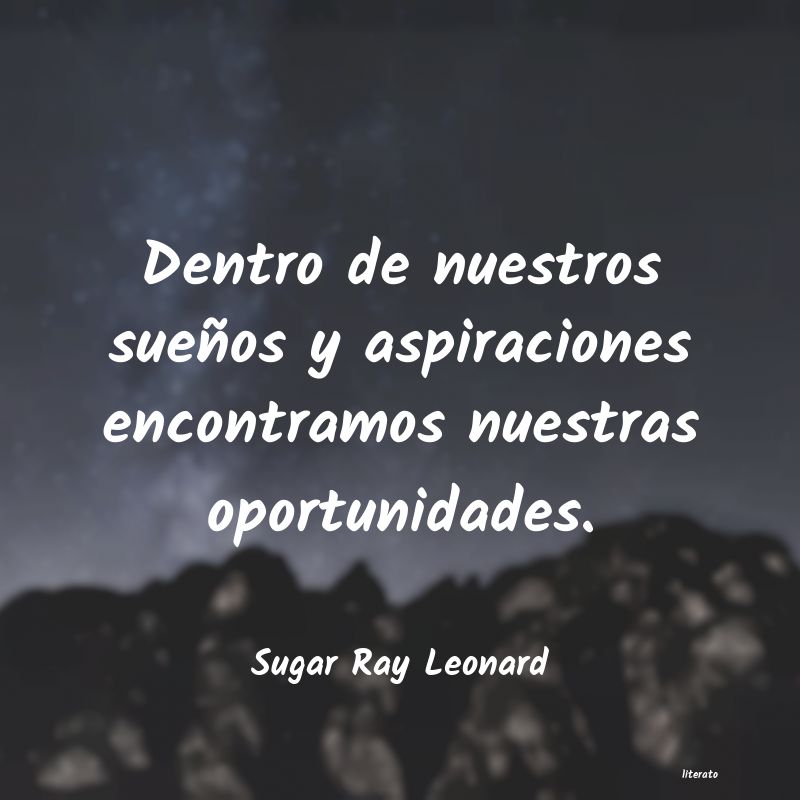 Frases de Sugar Ray Leonard