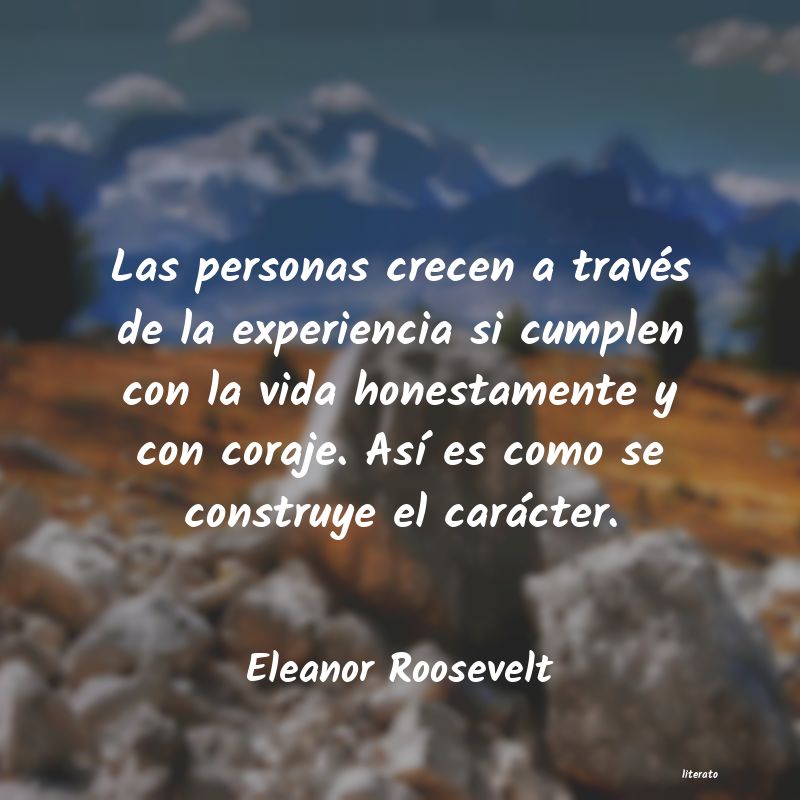 Frases de Eleanor Roosevelt