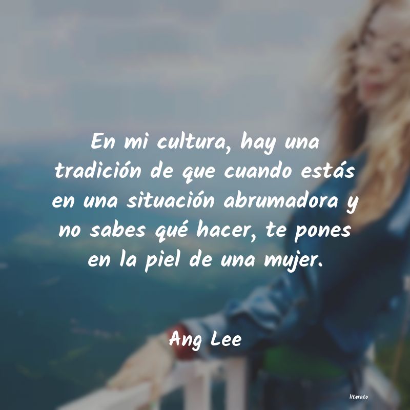 frases de Ang Lee