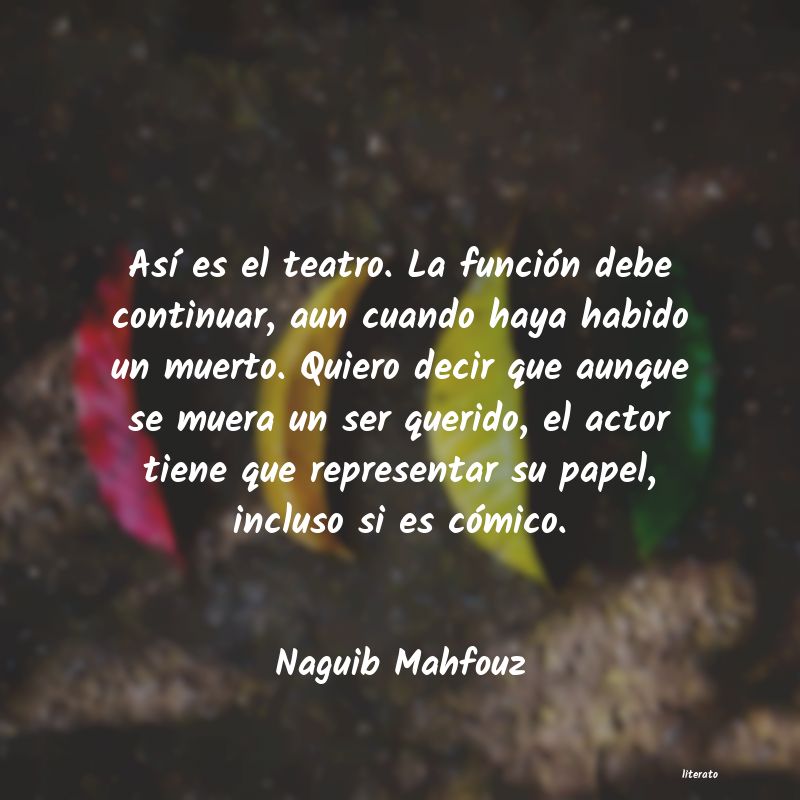 frases de Naguib Mahfouz