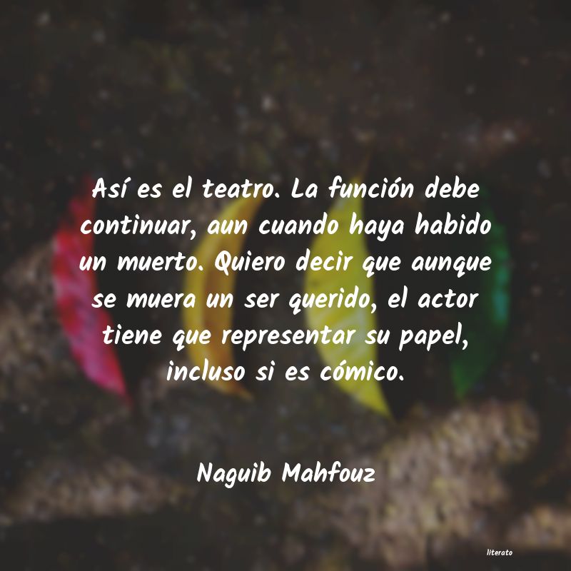 Frases de Naguib Mahfouz