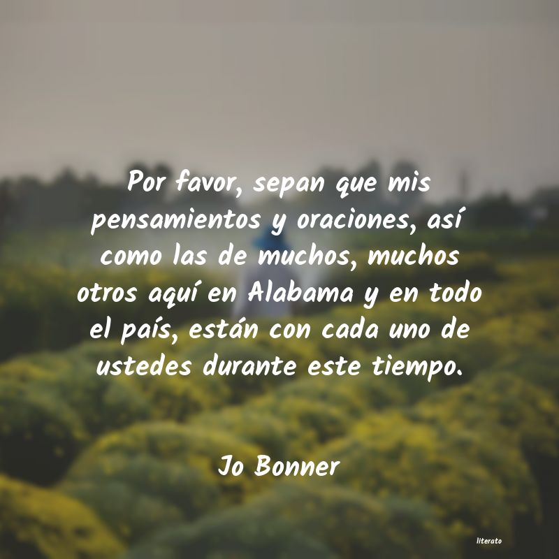 Frases de Jo Bonner