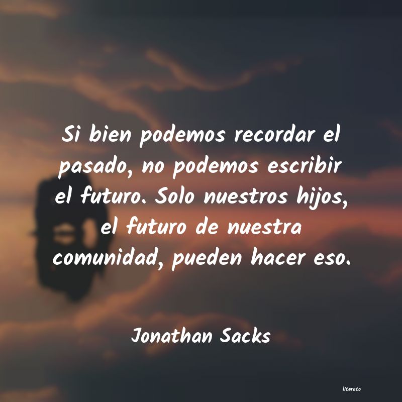 Frases de Jonathan Sacks