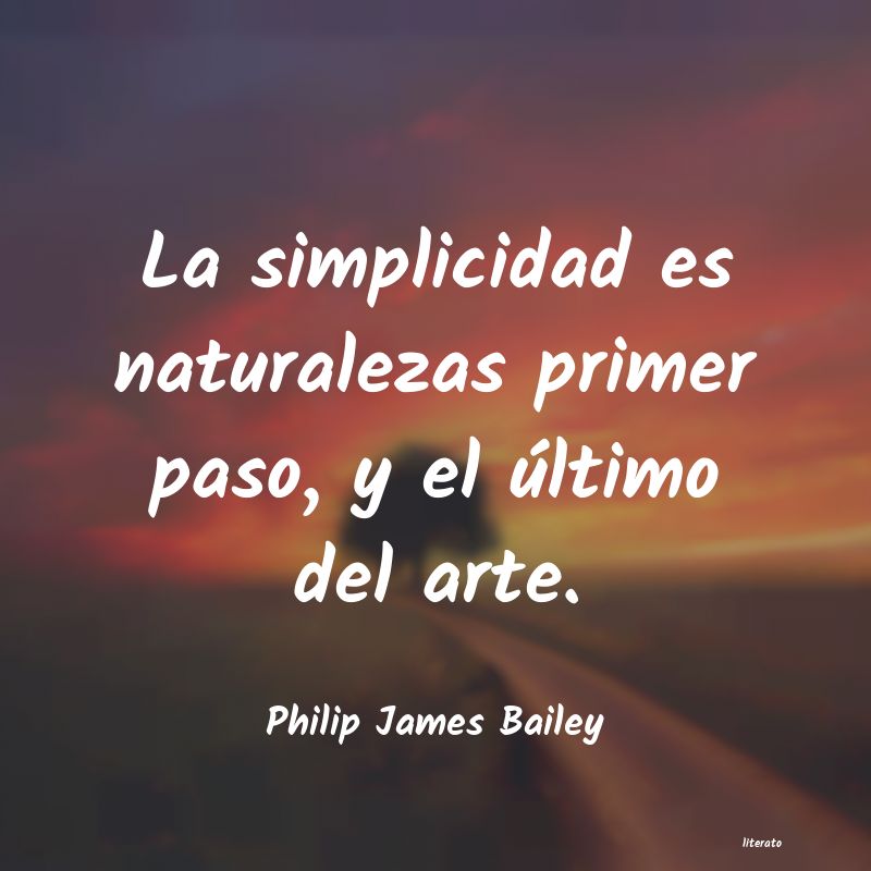 frases de Philip James Bailey