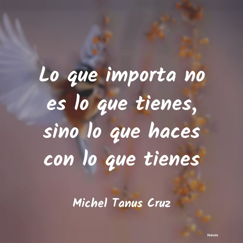 frases de Michel Tanus Cruz