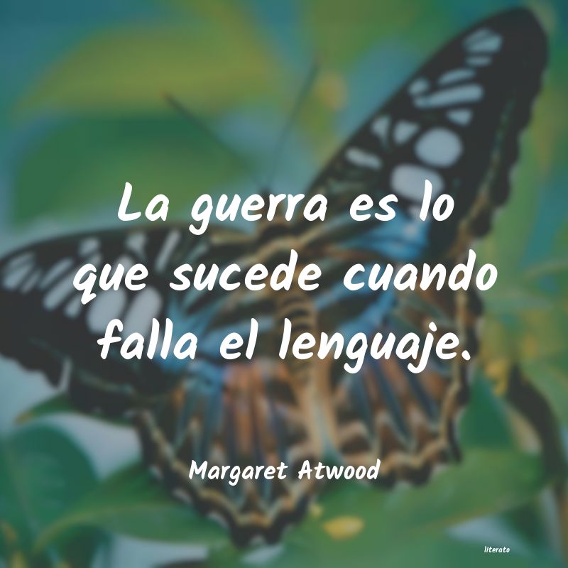 frases de Margaret Atwood