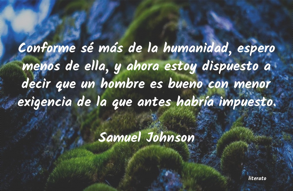 Frases de Samuel Johnson