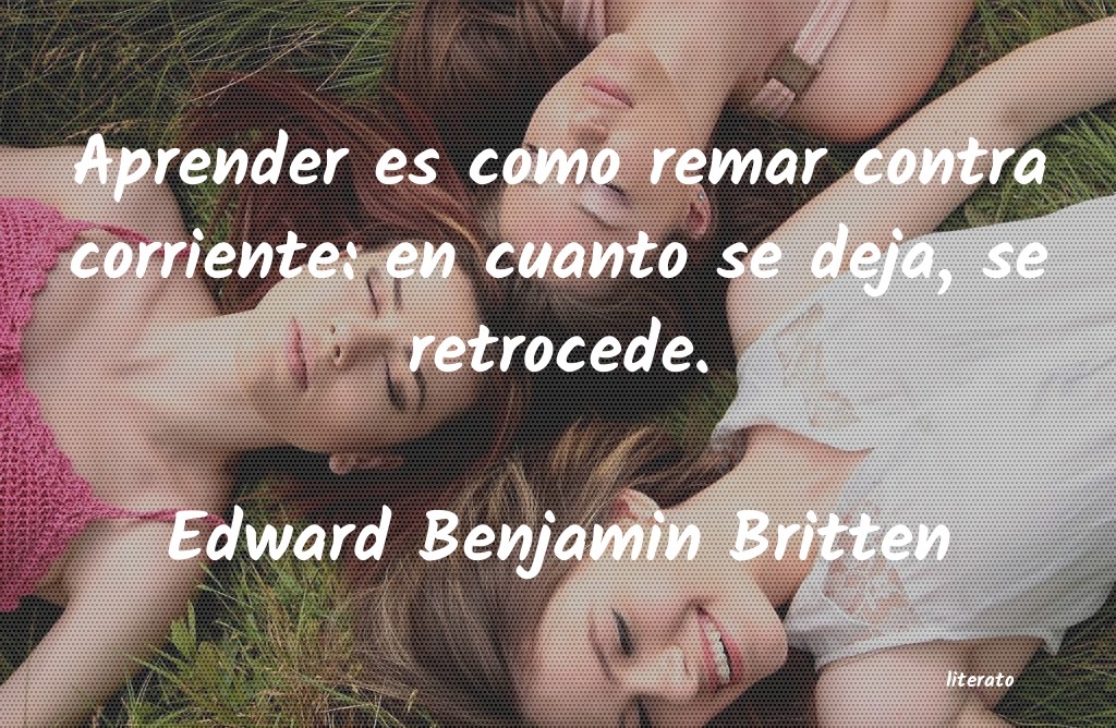 frases de Edward Benjamin Britten
