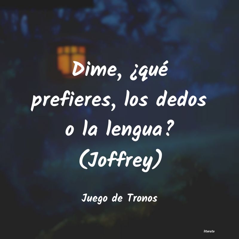 frases de Juego de Tronos