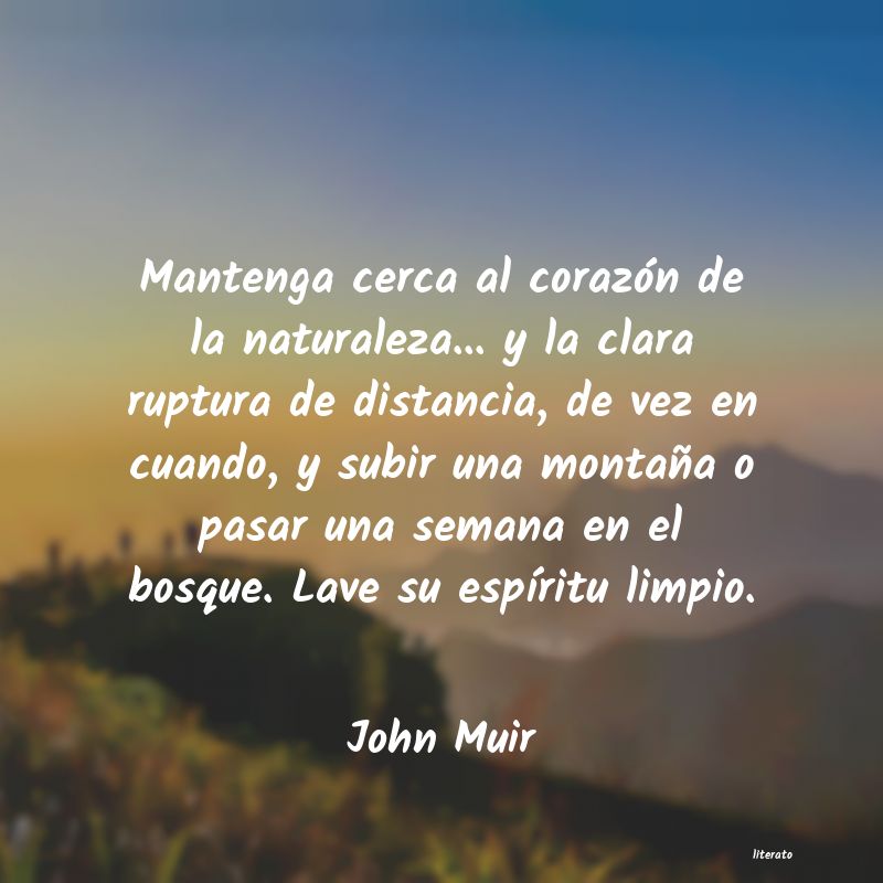 Frases de John Muir