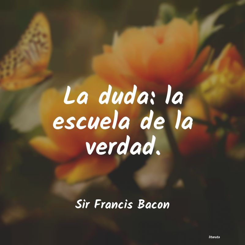 frases de Sir Francis Bacon