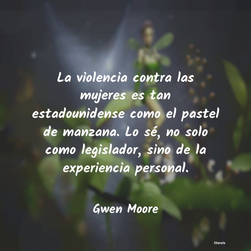 frases de Gwen Moore