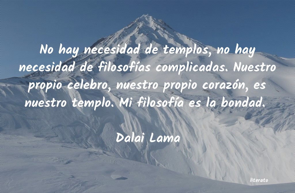 ayudar al enemigo dalai lama