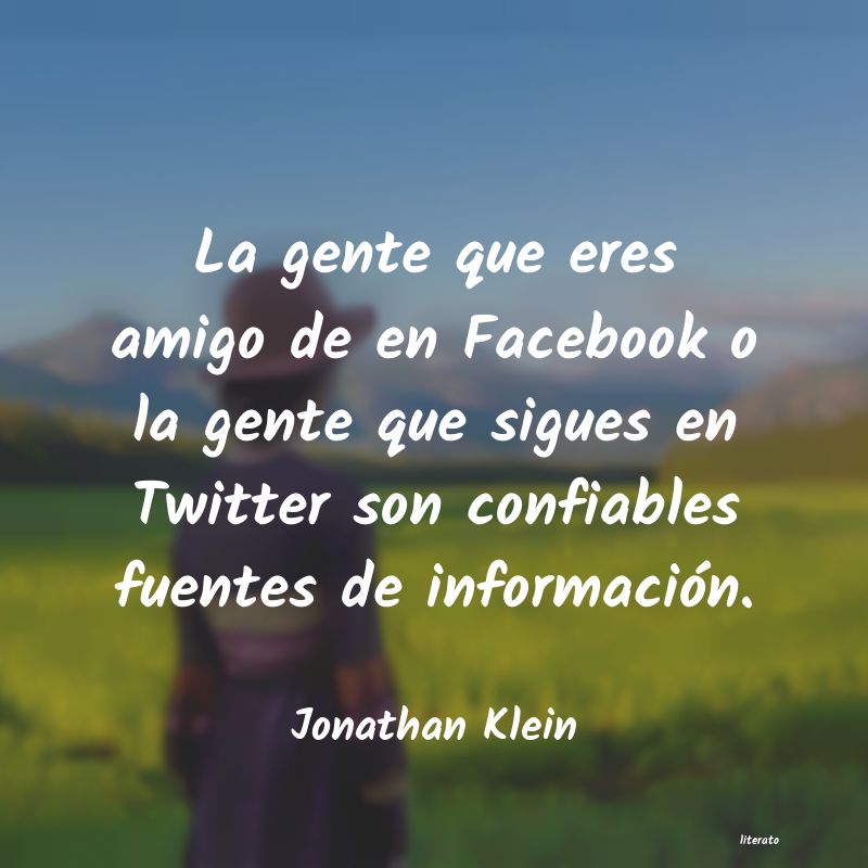 Frases de Jonathan Klein