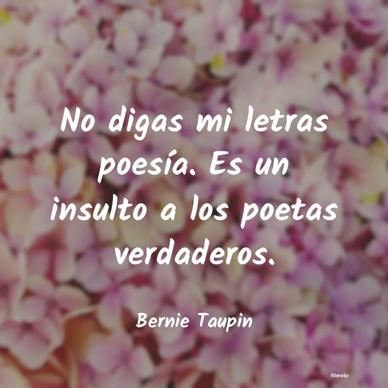 Frases de Bernie Taupin