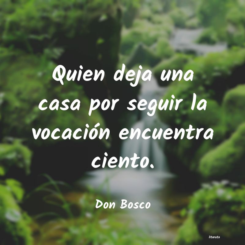 Frases de Don Bosco