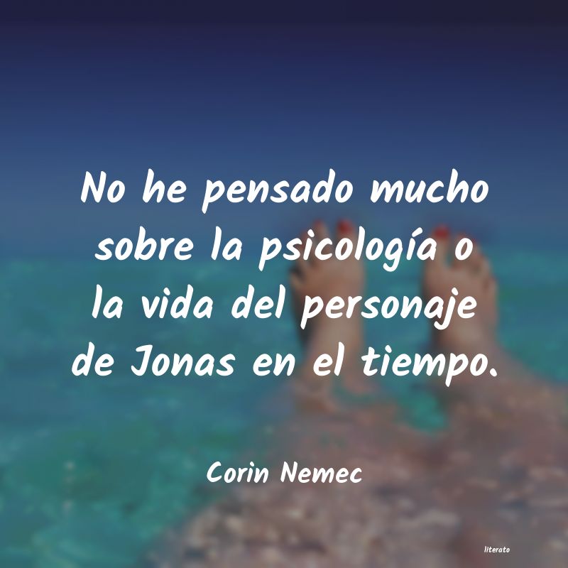 Frases de Corin Nemec