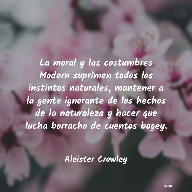 frases de Aleister Crowley
