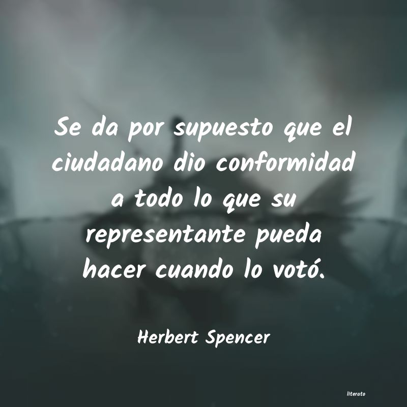 Frases de Herbert Spencer