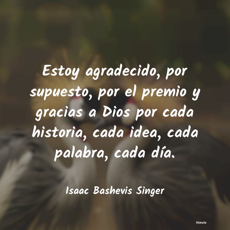 Frases de Isaac Bashevis Singer