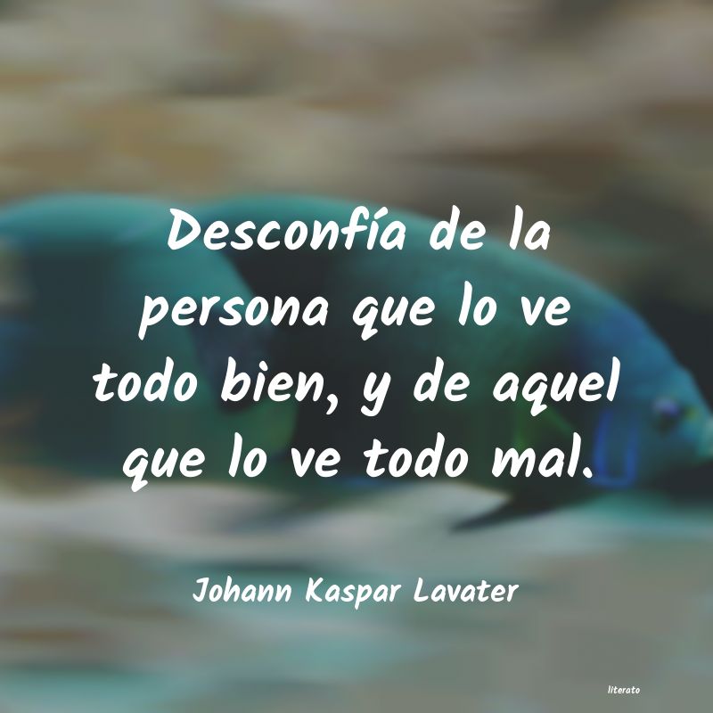 Frases de Johann Kaspar Lavater