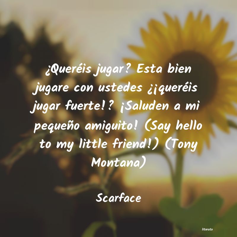 frases de Scarface