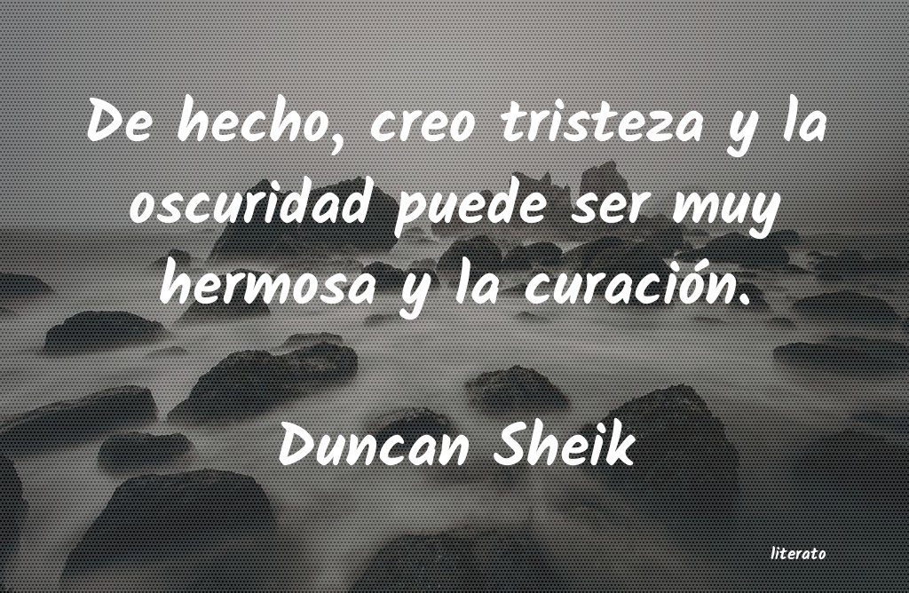 Frases de Duncan Sheik