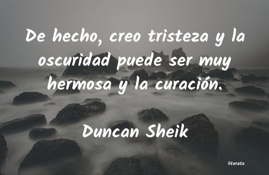frases de Duncan Sheik