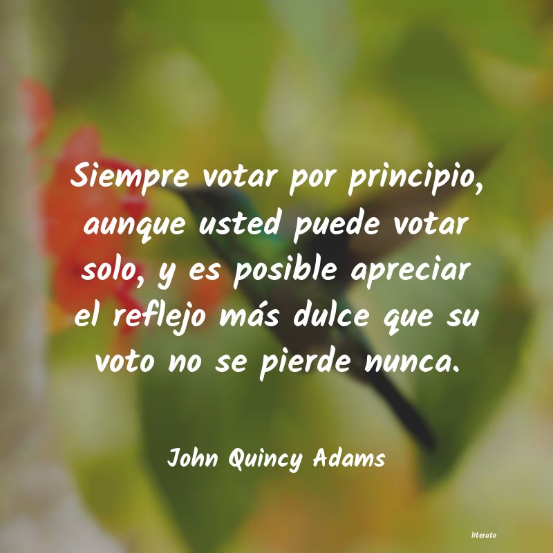 Frases de John Quincy Adams